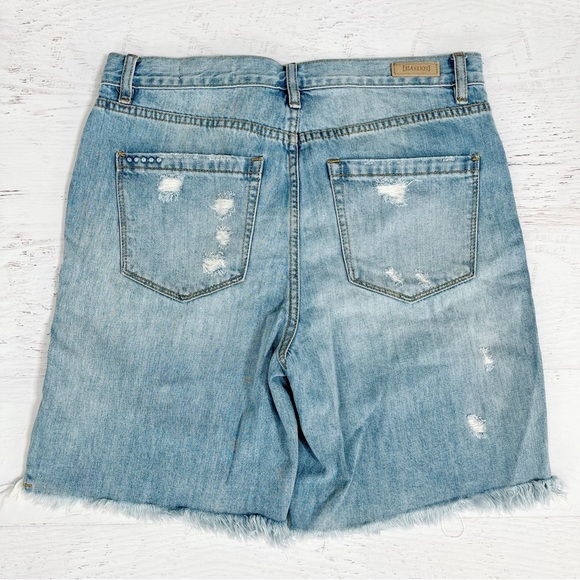Blank NYC Distressed Denim High Rise Shorts Size 30 - Picture 4 of 4